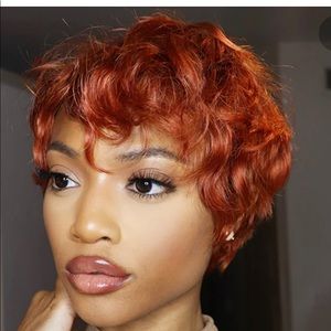 Luvme Finger Wave Pixie Cur Short Wavy Human Hair